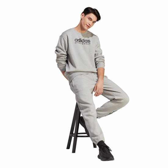 Adidas Дамско Спортно Долнище All Szn Fleece Graphic Joggers  Мъжки меки спортни долнища