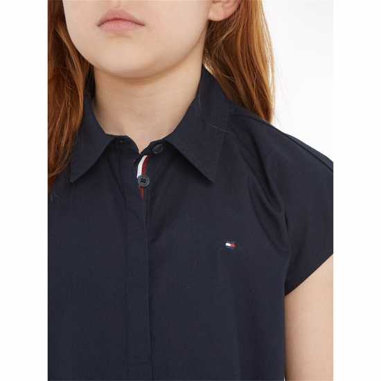 Tommy Hilfiger Рокля-Риза Global Stripe Shirt Dress Juniors  