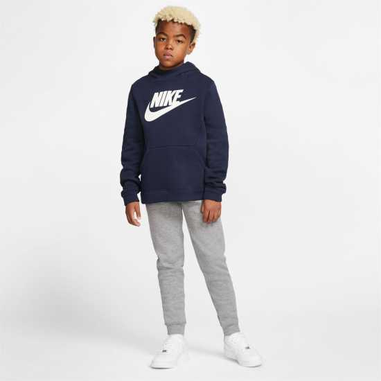 Nike Детско Долнище За Бягане Fleece Jogging Bottoms Juniors Сиво Мъжки меки спортни долнища