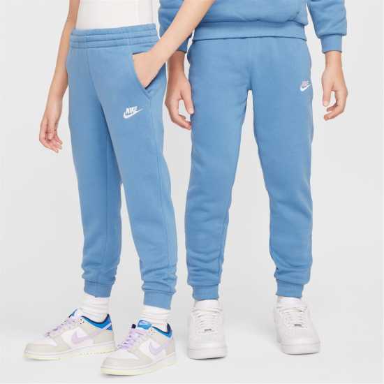 Nike Детско Долнище За Бягане Fleece Jogging Bottoms Juniors Аегенска буря 