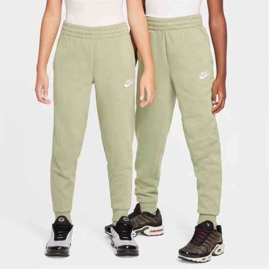 Nike Детско Долнище За Бягане Fleece Jogging Bottoms Juniors Маслено зелено 