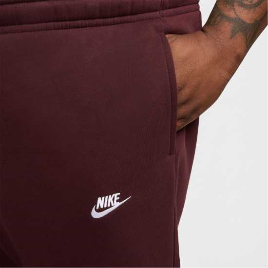 Nike Мъжко Долнище За Джогинг Sportswear Club Fleece Jogging Pants Mens Бордово 