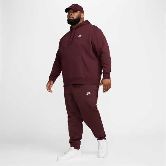 Nike Мъжко Долнище За Джогинг Sportswear Club Fleece Jogging Pants Mens Бордово 