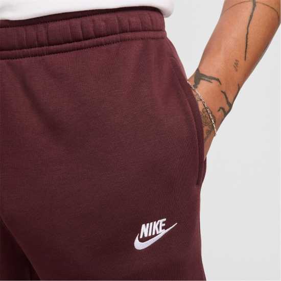 Nike Мъжко Долнище За Джогинг Sportswear Club Fleece Jogging Pants Mens Бордово 