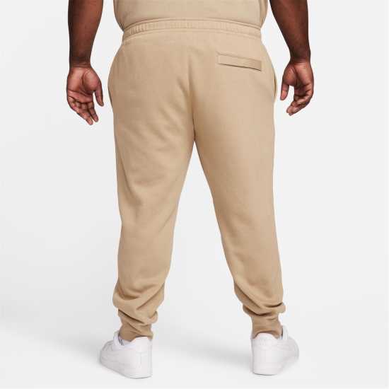 Nike Мъжко Долнище За Джогинг Sportswear Club Fleece Jogging Pants Mens Хаки/Бяло 