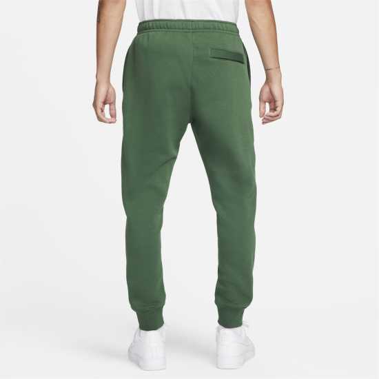 Nike Мъжко Долнище За Джогинг Sportswear Club Fleece Jogging Pants Mens Зелено/Бяло 