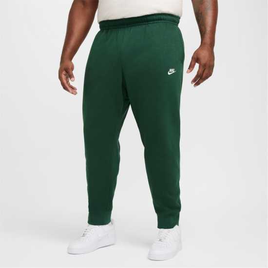 Nike Мъжко Долнище За Джогинг Sportswear Club Fleece Jogging Pants Mens Зелено/Бяло 