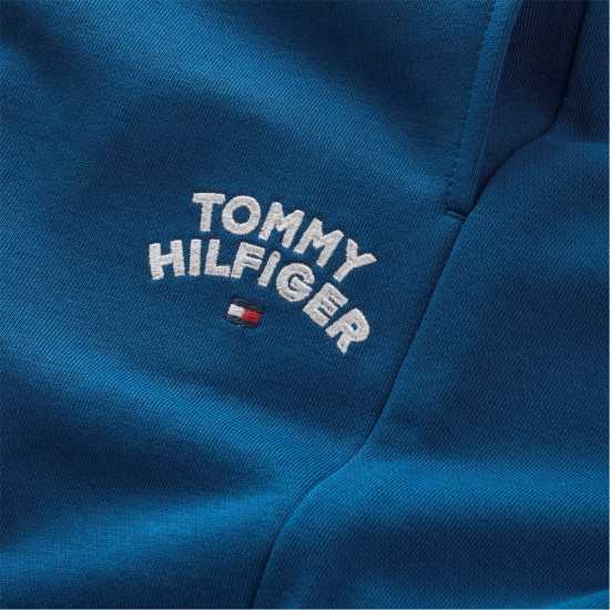 Tommy Hilfiger Logo Embroidery Cuffed Joggers Junior