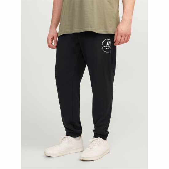 Jack And Jones Gordon Jogger Mens Plus Size Черно Мъжко облекло за едри хора