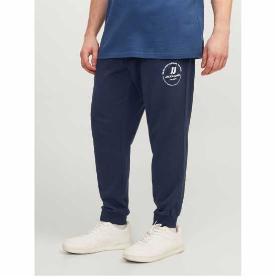 Jack And Jones Gordon Jogger Mens Plus Size Нави блейзър Мъжко облекло за едри хора