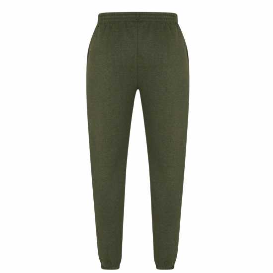 Slazenger Мъжко Долнище За Джогинг Cuffed Fleece Jogging Pants Mens Khaki Marl Мъжко облекло за едри хора