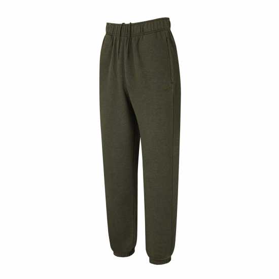 Slazenger Мъжко Долнище За Джогинг Cuffed Fleece Jogging Pants Mens Khaki Marl Мъжко облекло за едри хора