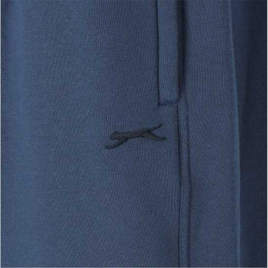 Slazenger Мъжко Долнище За Джогинг Cuffed Fleece Jogging Pants Mens Стил Син Мъжки меки спортни долнища