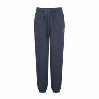 Slazenger Мъжко Долнище За Джогинг Cuffed Fleece Jogging Pants Mens Индиго Марл Мъжко облекло за едри хора