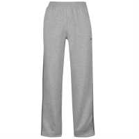 Slazenger Мъжко Долнище Полар Open Hem Fleece Pants Mens Ледена марла Мъжко облекло за едри хора