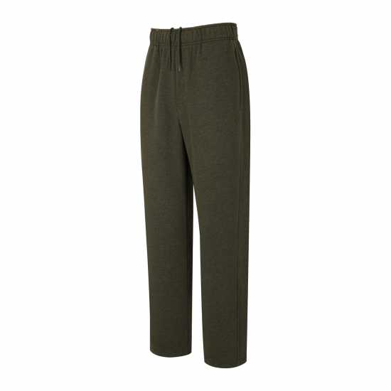 Slazenger Мъжко Долнище Полар Open Hem Fleece Pants Mens Кахи Марл 