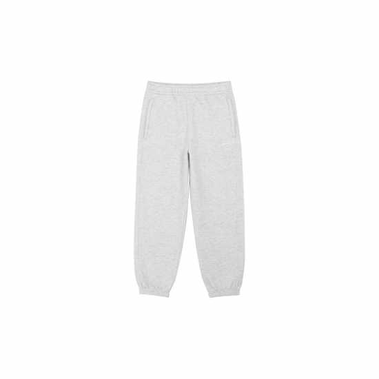 Slazenger Hem Fleece Pants Junior Ледено сиво марл Детски долнища на анцуг