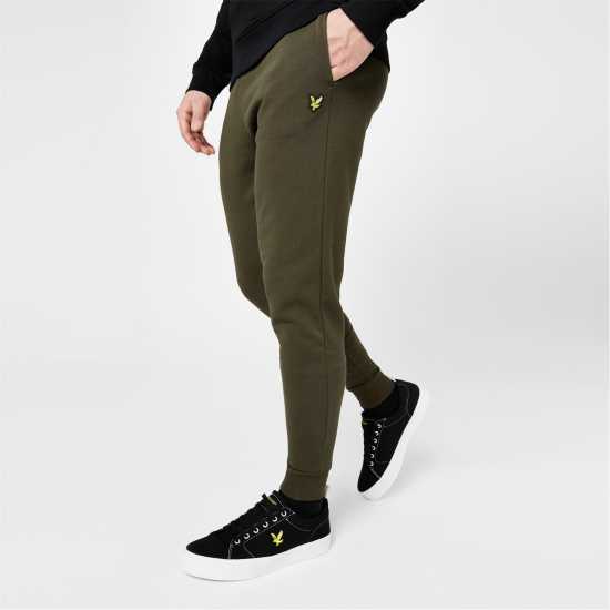 Lyle And Scott Skinny Cuff Sweat Pants Olive W485 