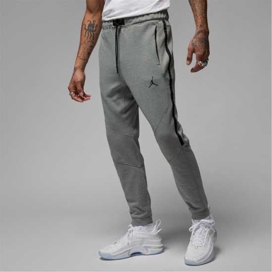 Air Jordan Jordan Dri-FIT Sport Air Fleece Pants Men's Сиво/Черно Мъжко облекло за едри хора