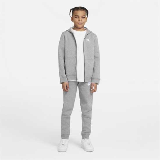 Nike Sportswear Club Fleece Joggers Junior Boys Въглероден сиво 