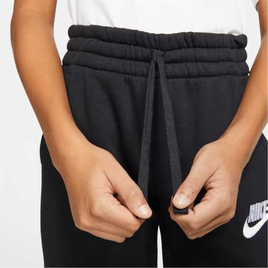 Nike Sportswear Club Fleece Joggers Junior Boys Черно/Черно/Бяло 