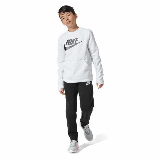 Nike Sportswear Club Fleece Joggers Junior Boys Черно/Черно/Бяло 