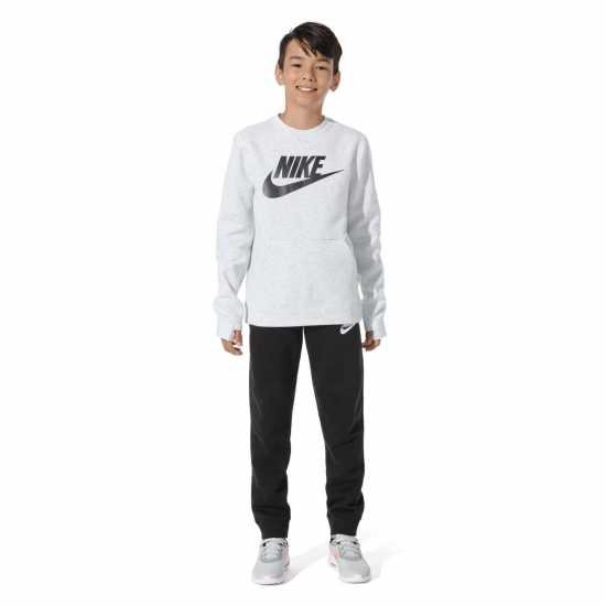 Nike Sportswear Club Fleece Joggers Junior Boys Черно/Черно/Бяло 