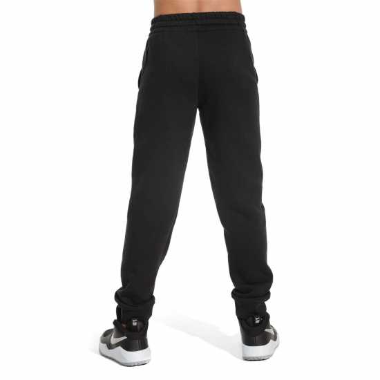 Nike Sportswear Club Fleece Joggers Junior Boys Черно/Черно/Бяло 