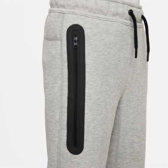 Nike Sportswear Tech Fleece Big Kids' Pants Grey/Black Детски долнища на анцуг