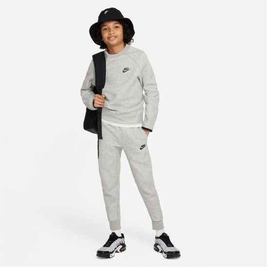 Nike Sportswear Tech Fleece Big Kids' Pants Grey/Black Детски долнища на анцуг