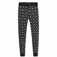 True Religion Allover Logo Joggers Черно/Бяло 