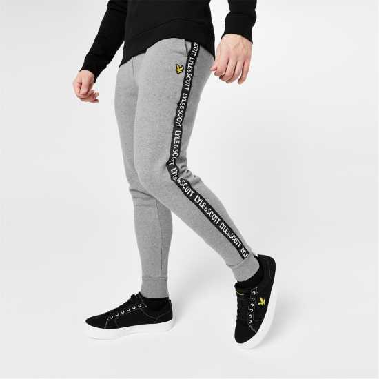 Lyle And Scott Tape Jogging Bottoms Сиво T28 