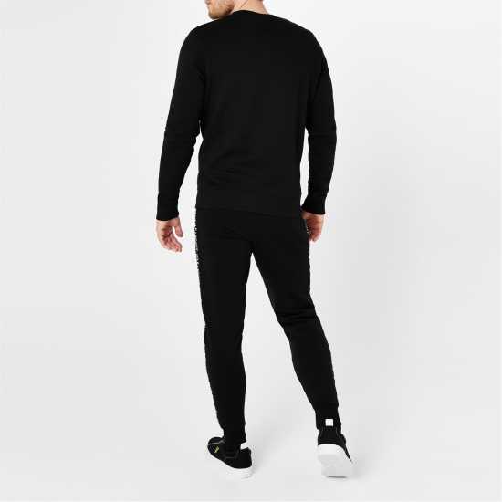 Lyle And Scott Tape Jogging Bottoms Черен Z865 