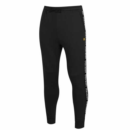 Lyle And Scott Tape Jogging Bottoms Черен Z865 