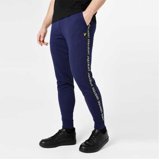 Lyle And Scott Tape Jogging Bottoms Нави З99 