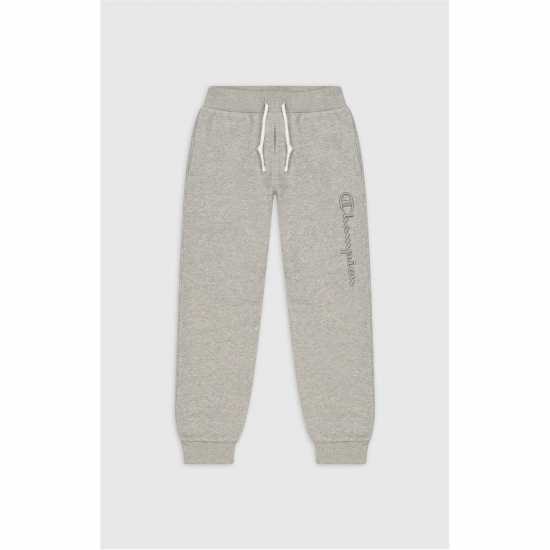 Детско Долнище За Бягане Champion Rib Cuff Fleece Jogging Bottoms Juniors Сиво 