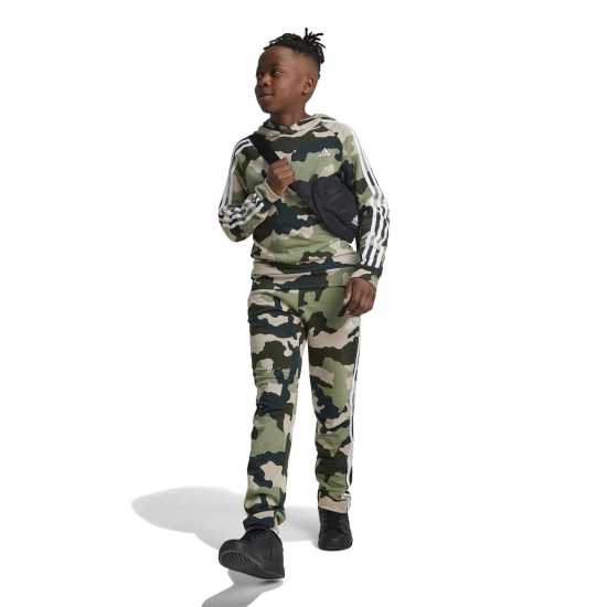 Adidas Junior Camo Pant Зелена Камуфлаж 