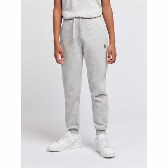 Us Polo Assn Dhm Bb Jogger  Jn00 Сив марл Детски долнища на анцуг