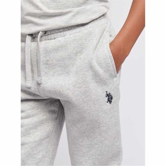 Us Polo Assn Dhm Bb Jogger  Jn00 Сив марл Детски долнища на анцуг