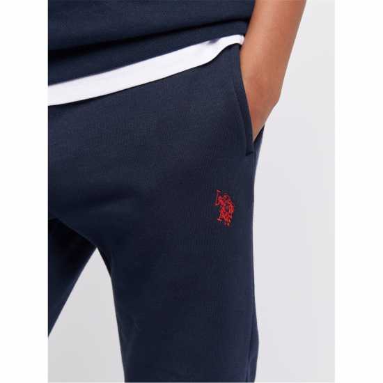 Us Polo Assn Dhm Bb Jogger  Jn00 Морска синьо/червено Детски долнища на анцуг