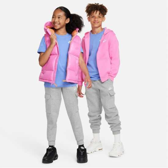 Nike Sportswear Club Fleece Big Kids' Cargo Pants Сиво 