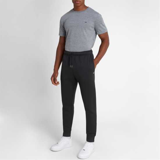 Jogging Pants Black Мъжко облекло за едри хора