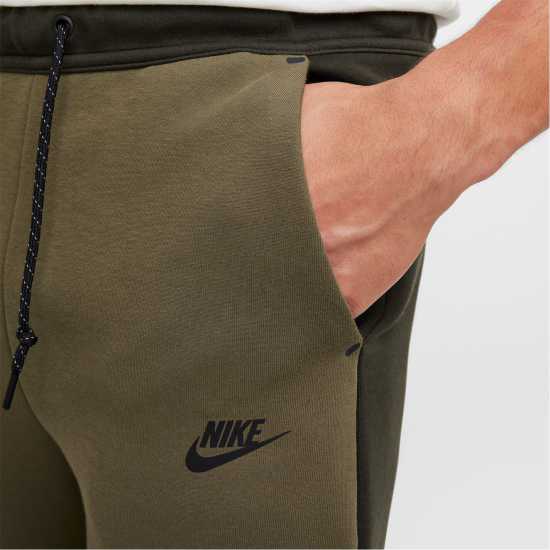 Nike Мъжко Спортно Долнище Tech Fleece Joggers Mens Олива/Черно Мъжки меки спортни долнища