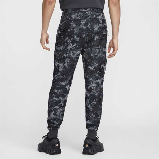 Nike Мъжко Спортно Долнище Tech Fleece Joggers Mens Сиво/Черно Камуфлаж Мъжки меки спортни долнища