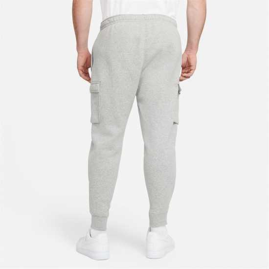 Nike Sportswear Club Fleece Men's Cargo Pants Dk Grey/ White Мъжко облекло за едри хора