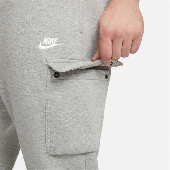 Nike Sportswear Club Fleece Men's Cargo Pants Dk Grey/ White Мъжко облекло за едри хора