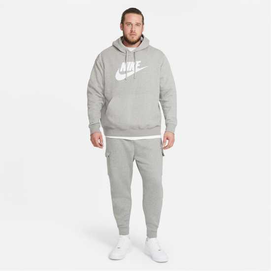 Nike Sportswear Club Fleece Men's Cargo Pants Dk Grey/ White Мъжко облекло за едри хора