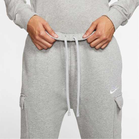 Nike Sportswear Club Fleece Men's Cargo Pants Dk Grey/ White Мъжко облекло за едри хора