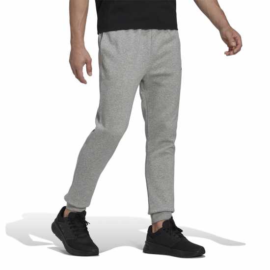 Adidas Мъжко Спортно Долнище Tapered Fleece Joggers Mens Сива Хизър 