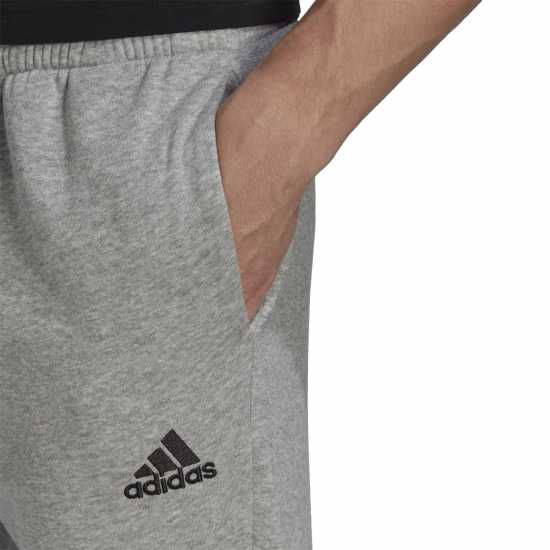 Adidas Мъжко Спортно Долнище Tapered Fleece Joggers Mens Сива Хизър 